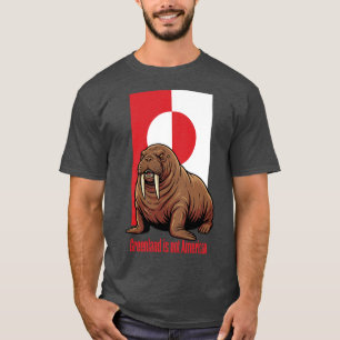 Walross Grönland ist nicht amerikanisch T-Shirt