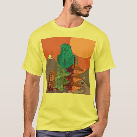 Walross-großes Geschäft T-Shirt (Vorderseite)