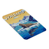 Walross in Svalbard Norwegen Magnet (Rechte Seite)