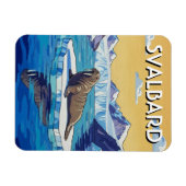 Walross in Svalbard Norwegen Magnet (Horizontal)