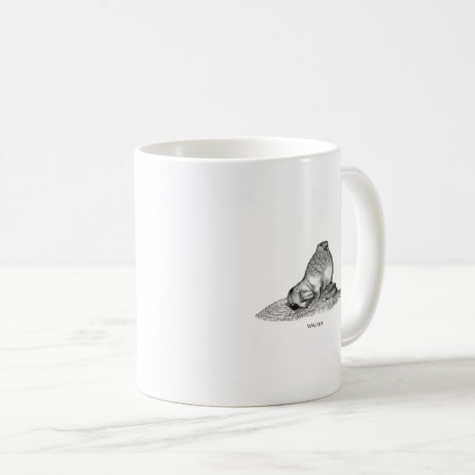Walroß Kaffeetasse (VorderseiteRechts)