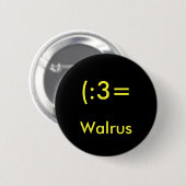 Walross-Knopf Button (Vorne & Hinten)