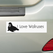 Walross-Liebe Autoaufkleber (Auf Auto)