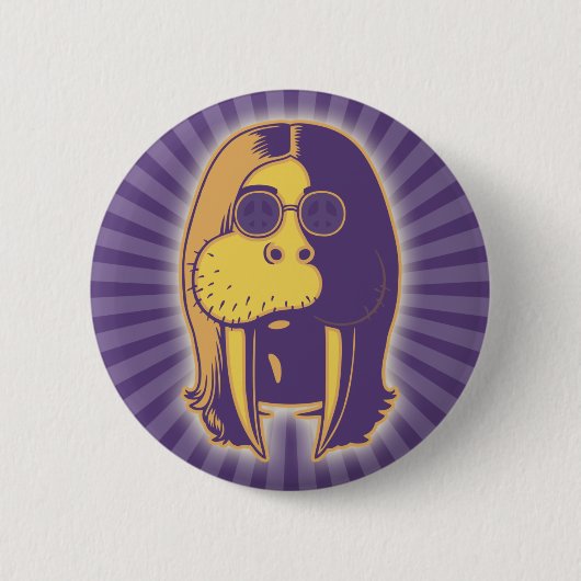 Walross-Mann Button (Vorderseite)