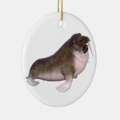 Walroß mit fragendem Blick Keramikornament (Rechts)