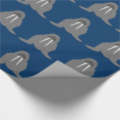 Walross-Packpapier Geschenkpapier (Ecke)