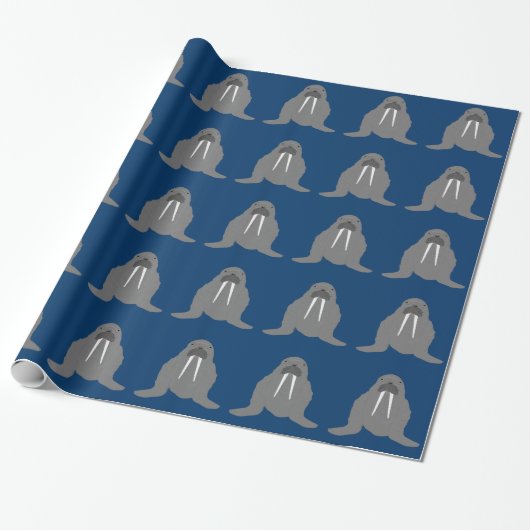 Walross-Packpapier Geschenkpapier (Ungerollt)