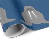 Walross-Packpapier Geschenkpapier (Rolleneckpunkt)