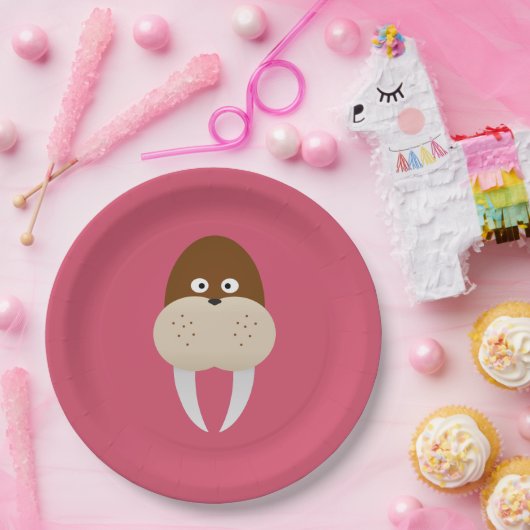 Walroß Pappteller (Party)