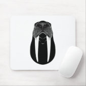 Walross-Silhouette Mousepad (Mit Mouse)