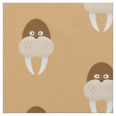 Walroß Stoff (Nahaufnahme)