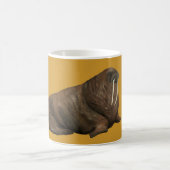 Walross-Tasse Gelb Kaffeetasse (Mittel)