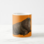 Walross-Tasse - orange Kaffeetasse (Mittel)