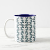 Walross-Tasse Zweifarbige Tasse (Links)