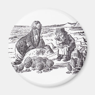 Walroß und Tischler 2 Magnet