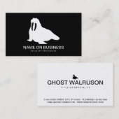 Walrossymbol Visitenkarte (Vorne/Hinten)