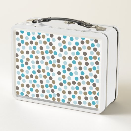 Walrus auf einer Iceberg-Illustration Personalisie Metall Brotdose (Rückseite)