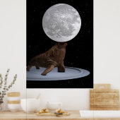 Walrus Balancing the Moon Poster (Küche)