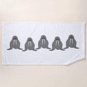 Walrus Beach Handtuch