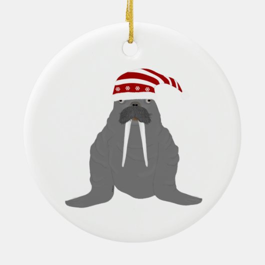 Walrus Christmas Ornament (Hinten)