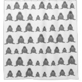 Walrus-Duschvorhang Duschvorhang (Vorderseite)