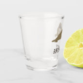 Walrus Graphic Realistic Style Illustration Schnapsglas (Links)