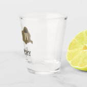 Walrus Graphic Realistic Style Illustration Schnapsglas (Rechts)