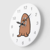 Walrus. Große Wanduhr (Winkel)