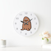 Walrus. Große Wanduhr (Zuhause)