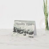 Walrus Herd "Danke!" Grußkarte Karte (Vorderseite)