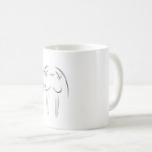 Walrus Kontur Kaffeetasse (VorderseiteRechts)
