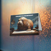 Walrus-Lesepapier Dankeskarte