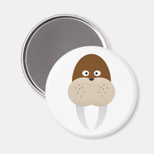 Walrus Magnet (Vorderseite/Rückseite)