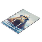Walrus mit Hut Notizblock (Linke Seite)