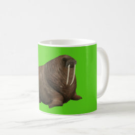 Walrus Mug - Green Kaffeetasse