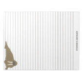 Walrus Personalisiert Lined Writing Paper Notizblock (Vorderseite)