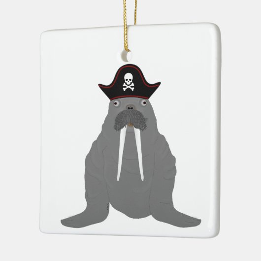 Walrus Pirate Ornament (Links)