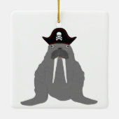 Walrus Pirate Ornament (Rückseite)