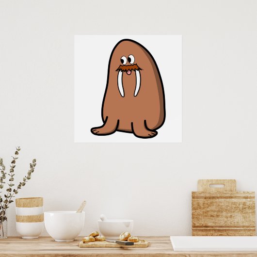 Walrus. Poster (Küche)