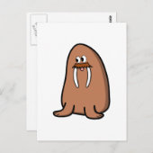 Walrus. Postkarte (Vorne/Hinten)