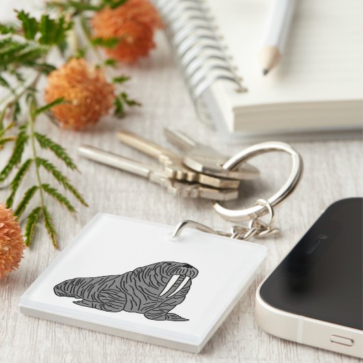 Walrus Schlüsselanhänger (Vorderseite rechts)