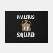 WALRUS SQUAD NIEDLICH FUNNY SEE TIERE LOVER FUßMATTE (Vorderseite)