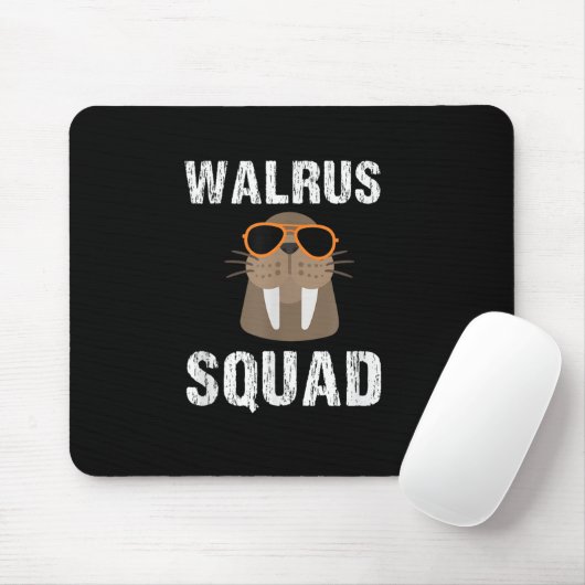 WALRUS SQUAD NIEDLICH FUNNY SEE TIERE LOVER MOUSEPAD (Mit Mouse)