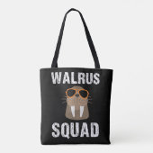 WALRUS SQUAD NIEDLICH FUNNY SEE TIERE LOVER TASCHE (Rückseite)