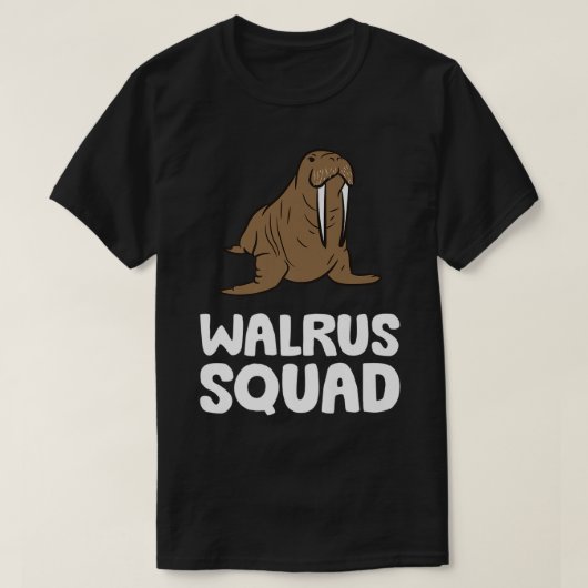 Walrus Squad Ocean Animal Funny Walrus Squad Premi T-Shirt (Design vorne)