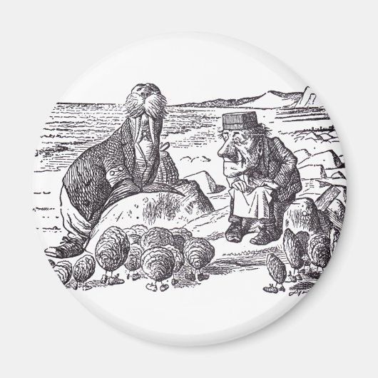 Walrus und Carpenter 2 Magnet (Vorne)