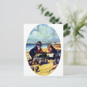 Walrus und der Carpenter Postkarte (Stehend Vorderseite)