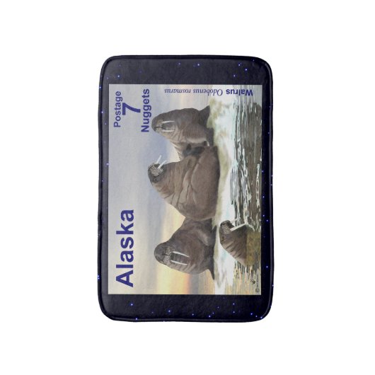 Walrus - Vier Brüder Badematte (Vorderseite Vertikal)