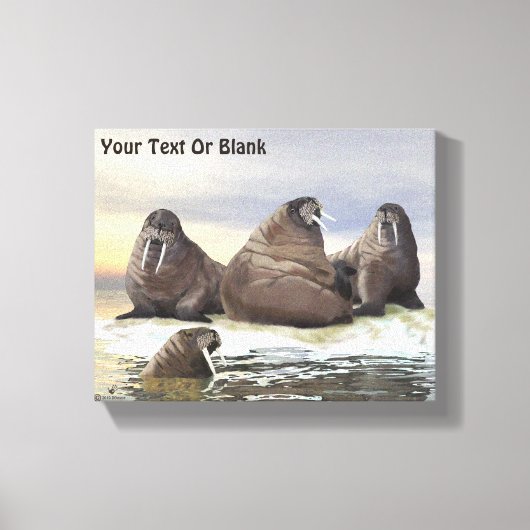 Walrus - Vier Brüder Leinwanddruck (Vorderseite)