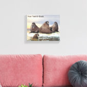 Walrus - Vier Brüder Leinwanddruck (Insitu (Wohnzimmer))